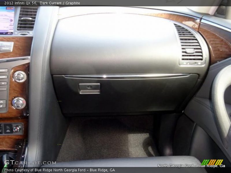 Dark Currant / Graphite 2012 Infiniti QX 56