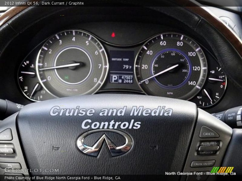 Dark Currant / Graphite 2012 Infiniti QX 56