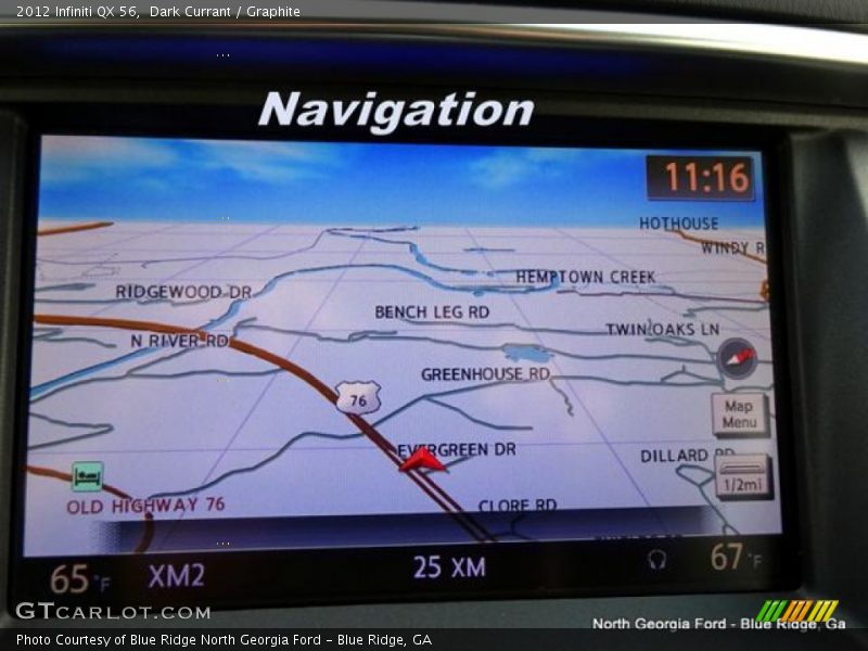 Dark Currant / Graphite 2012 Infiniti QX 56