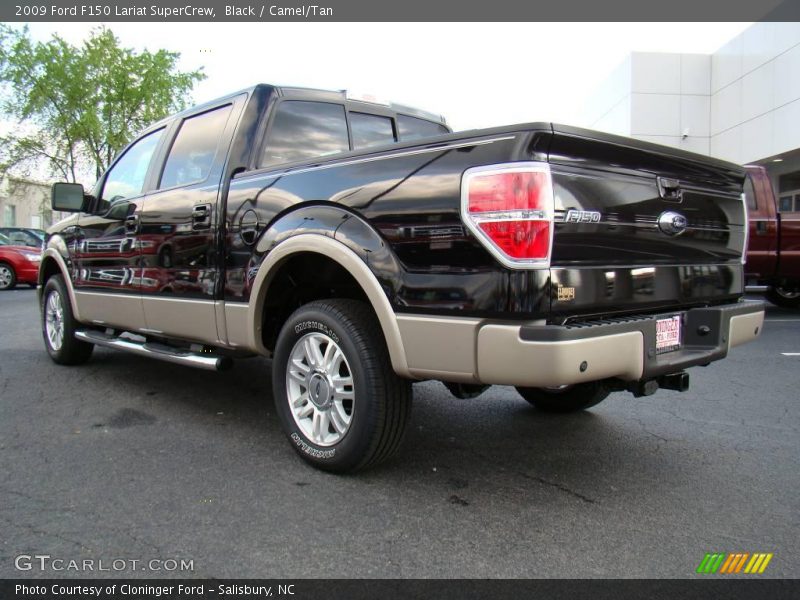 Black / Camel/Tan 2009 Ford F150 Lariat SuperCrew