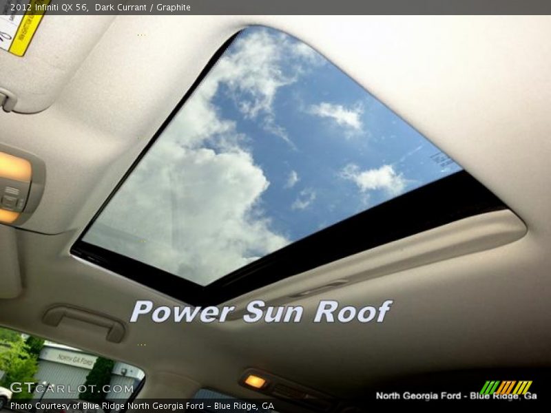 Dark Currant / Graphite 2012 Infiniti QX 56
