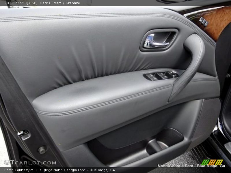 Dark Currant / Graphite 2012 Infiniti QX 56