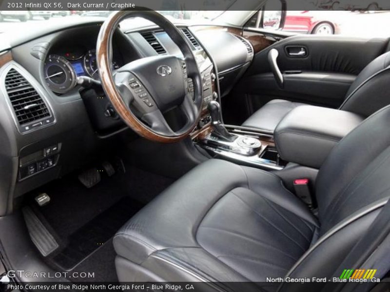 Dark Currant / Graphite 2012 Infiniti QX 56