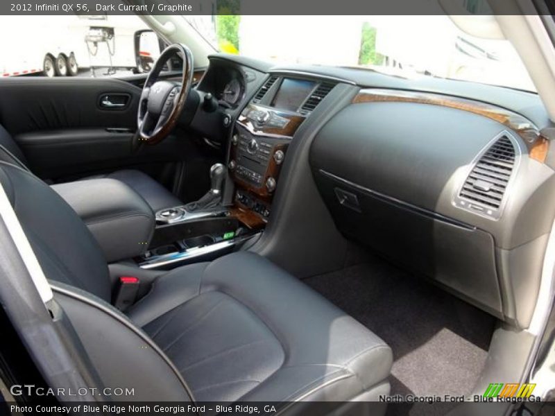 Dark Currant / Graphite 2012 Infiniti QX 56