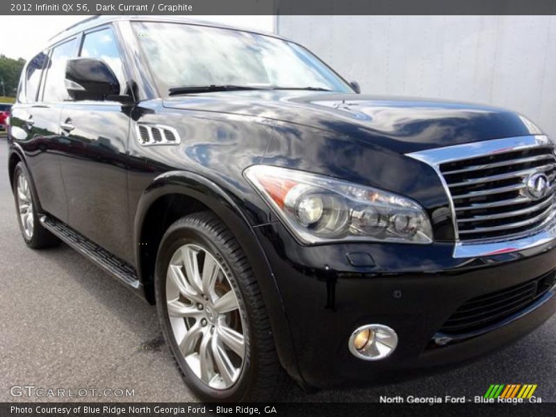 Dark Currant / Graphite 2012 Infiniti QX 56