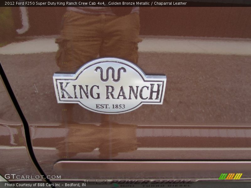 Golden Bronze Metallic / Chaparral Leather 2012 Ford F250 Super Duty King Ranch Crew Cab 4x4