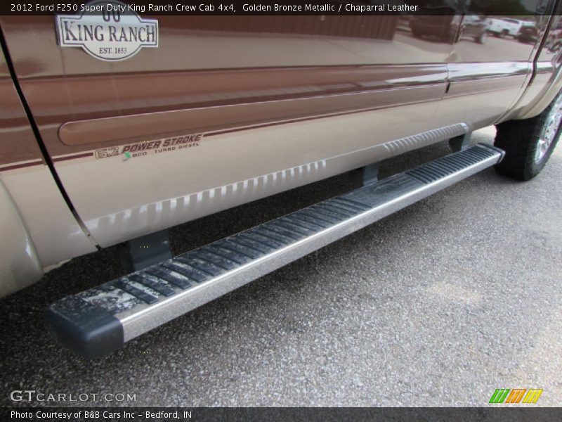 Golden Bronze Metallic / Chaparral Leather 2012 Ford F250 Super Duty King Ranch Crew Cab 4x4