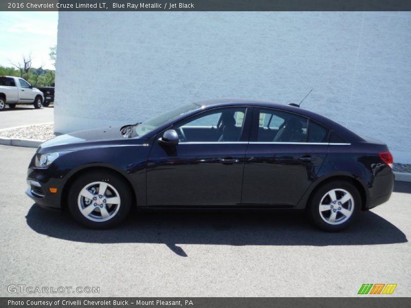 Blue Ray Metallic / Jet Black 2016 Chevrolet Cruze Limited LT