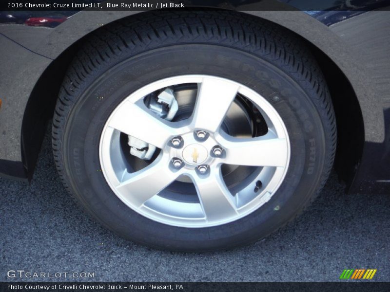 Blue Ray Metallic / Jet Black 2016 Chevrolet Cruze Limited LT