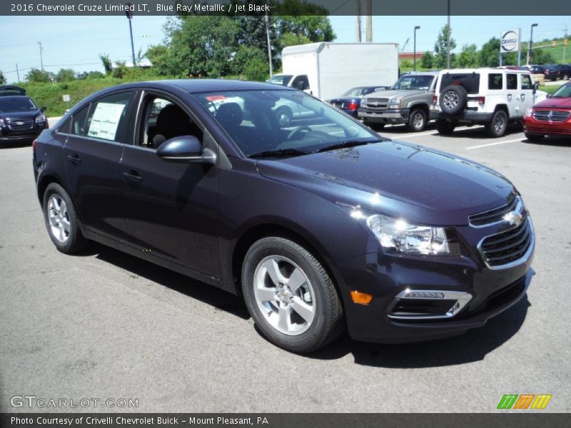 Blue Ray Metallic / Jet Black 2016 Chevrolet Cruze Limited LT