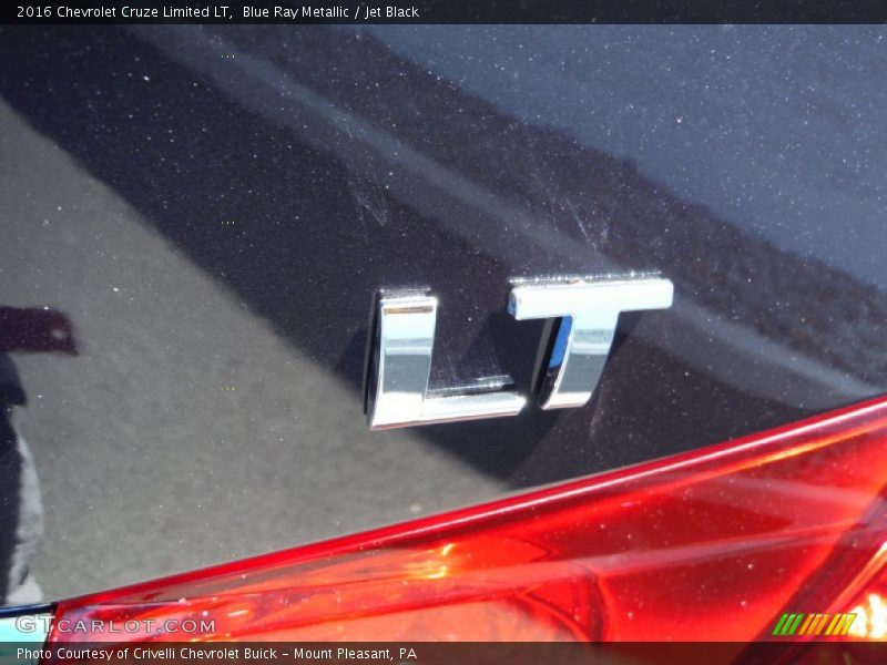 Blue Ray Metallic / Jet Black 2016 Chevrolet Cruze Limited LT