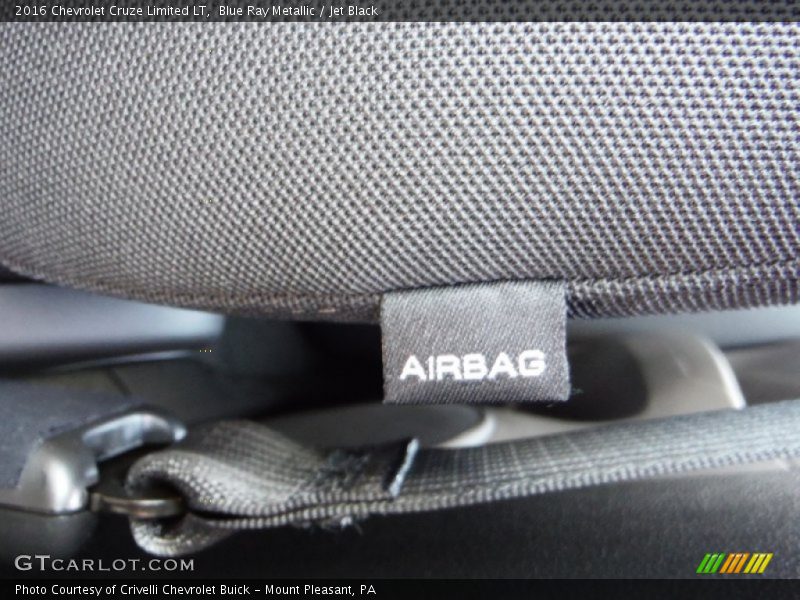 Blue Ray Metallic / Jet Black 2016 Chevrolet Cruze Limited LT