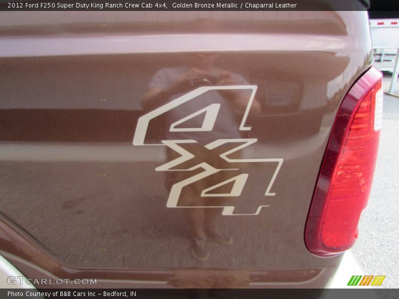 Golden Bronze Metallic / Chaparral Leather 2012 Ford F250 Super Duty King Ranch Crew Cab 4x4