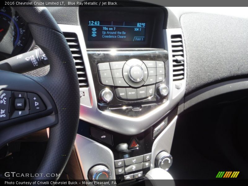 Blue Ray Metallic / Jet Black 2016 Chevrolet Cruze Limited LT