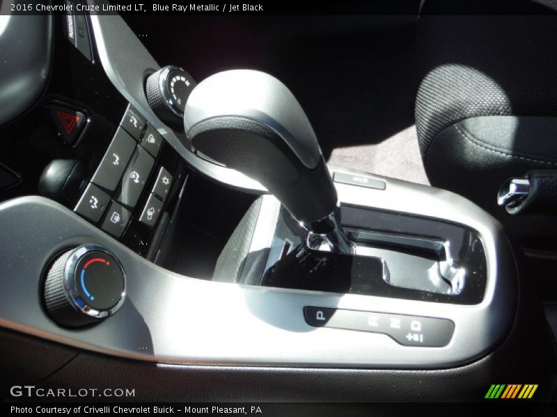 Blue Ray Metallic / Jet Black 2016 Chevrolet Cruze Limited LT