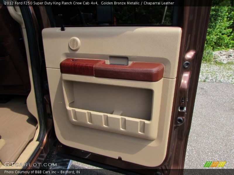 Golden Bronze Metallic / Chaparral Leather 2012 Ford F250 Super Duty King Ranch Crew Cab 4x4