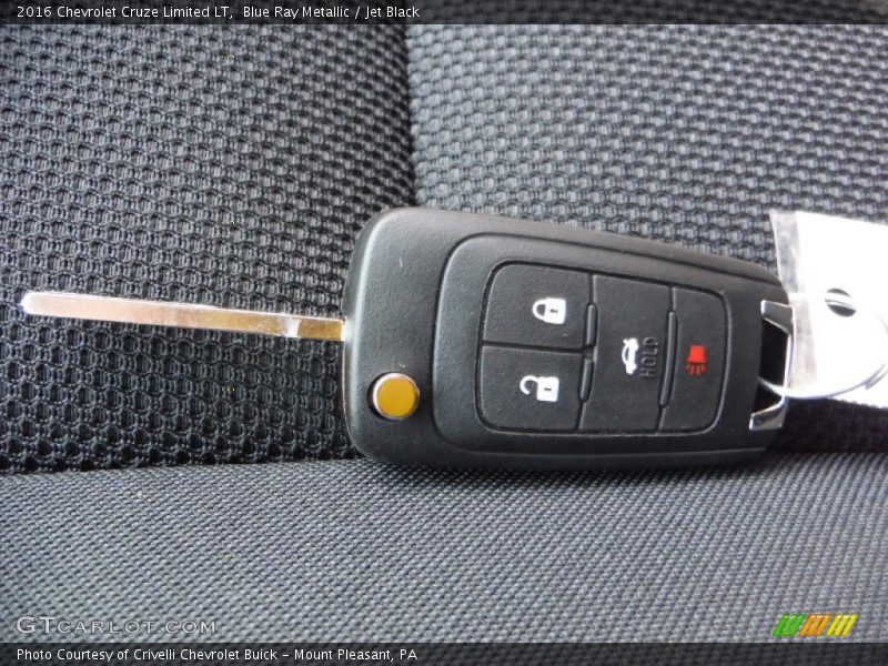 Blue Ray Metallic / Jet Black 2016 Chevrolet Cruze Limited LT