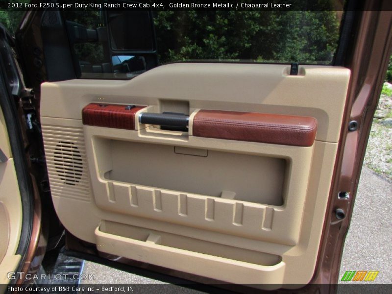 Golden Bronze Metallic / Chaparral Leather 2012 Ford F250 Super Duty King Ranch Crew Cab 4x4