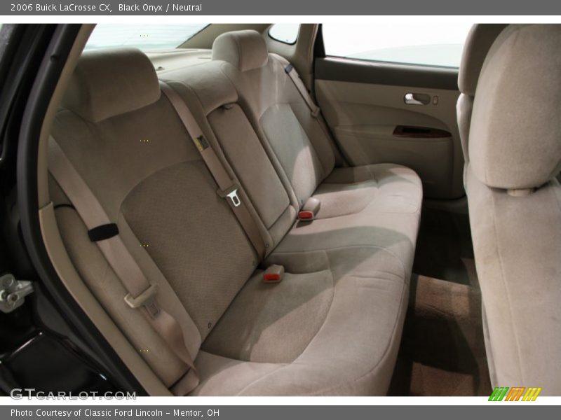 Rear Seat of 2006 LaCrosse CX