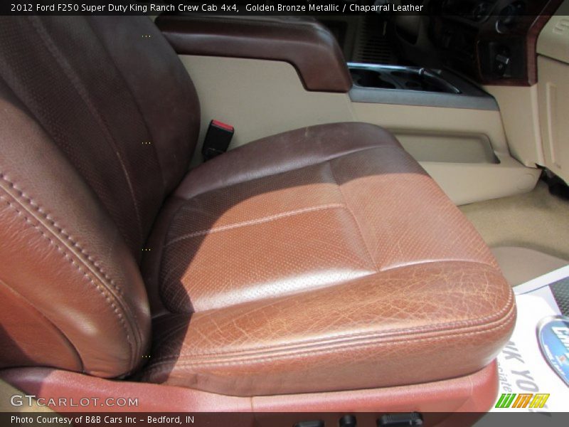 Golden Bronze Metallic / Chaparral Leather 2012 Ford F250 Super Duty King Ranch Crew Cab 4x4
