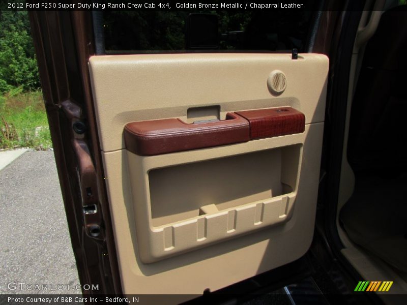 Golden Bronze Metallic / Chaparral Leather 2012 Ford F250 Super Duty King Ranch Crew Cab 4x4