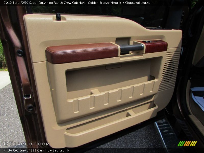 Golden Bronze Metallic / Chaparral Leather 2012 Ford F250 Super Duty King Ranch Crew Cab 4x4