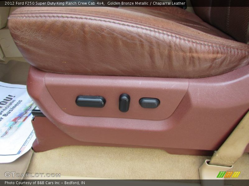 Golden Bronze Metallic / Chaparral Leather 2012 Ford F250 Super Duty King Ranch Crew Cab 4x4