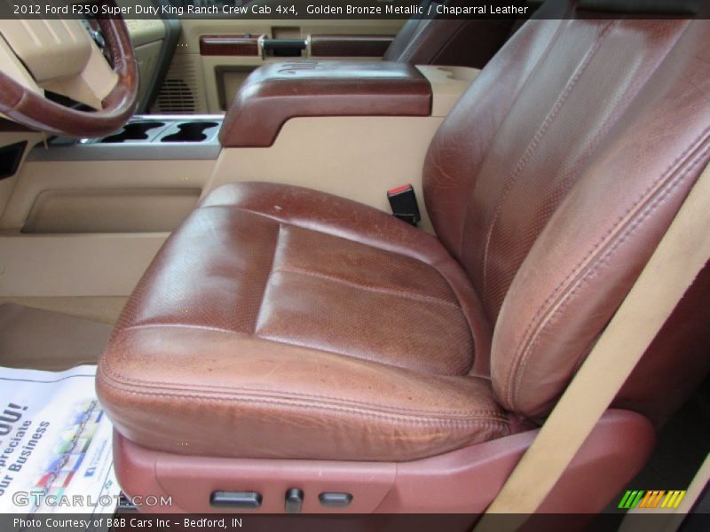 Golden Bronze Metallic / Chaparral Leather 2012 Ford F250 Super Duty King Ranch Crew Cab 4x4