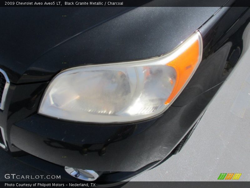Black Granite Metallic / Charcoal 2009 Chevrolet Aveo Aveo5 LT