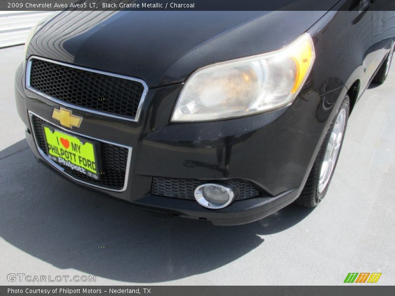 Black Granite Metallic / Charcoal 2009 Chevrolet Aveo Aveo5 LT