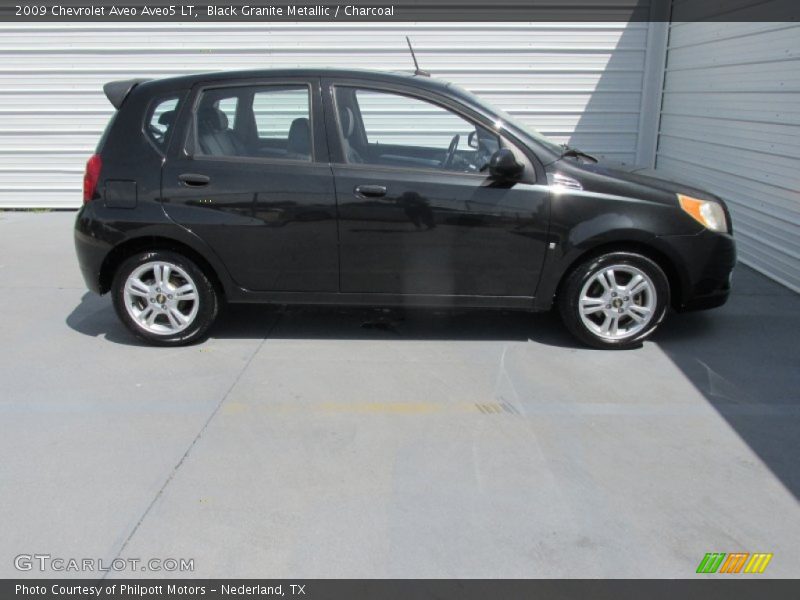 Black Granite Metallic / Charcoal 2009 Chevrolet Aveo Aveo5 LT
