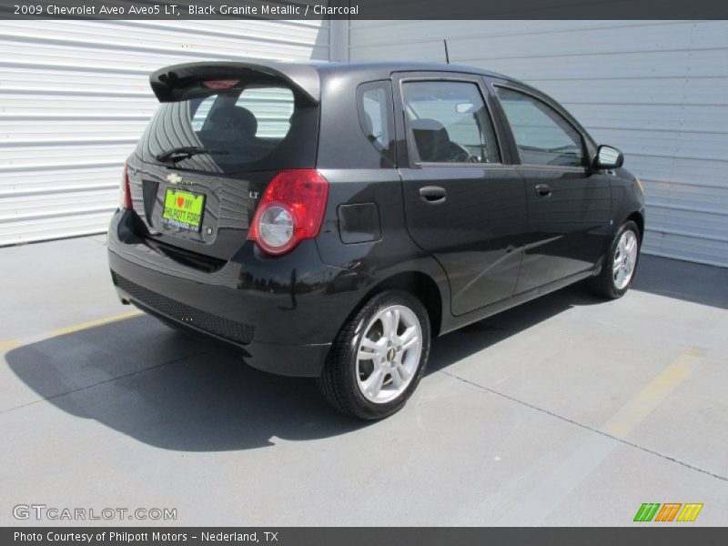 Black Granite Metallic / Charcoal 2009 Chevrolet Aveo Aveo5 LT