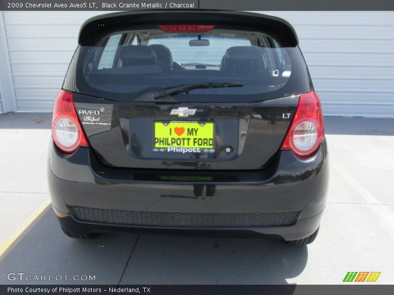 Black Granite Metallic / Charcoal 2009 Chevrolet Aveo Aveo5 LT