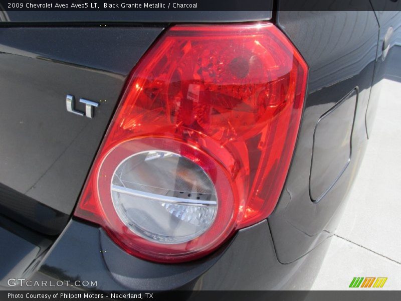 Black Granite Metallic / Charcoal 2009 Chevrolet Aveo Aveo5 LT