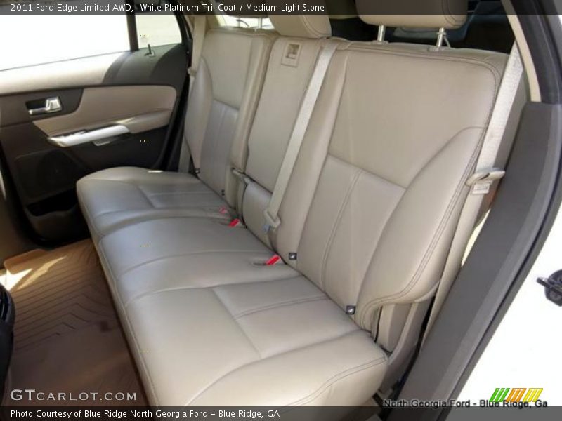 White Platinum Tri-Coat / Medium Light Stone 2011 Ford Edge Limited AWD