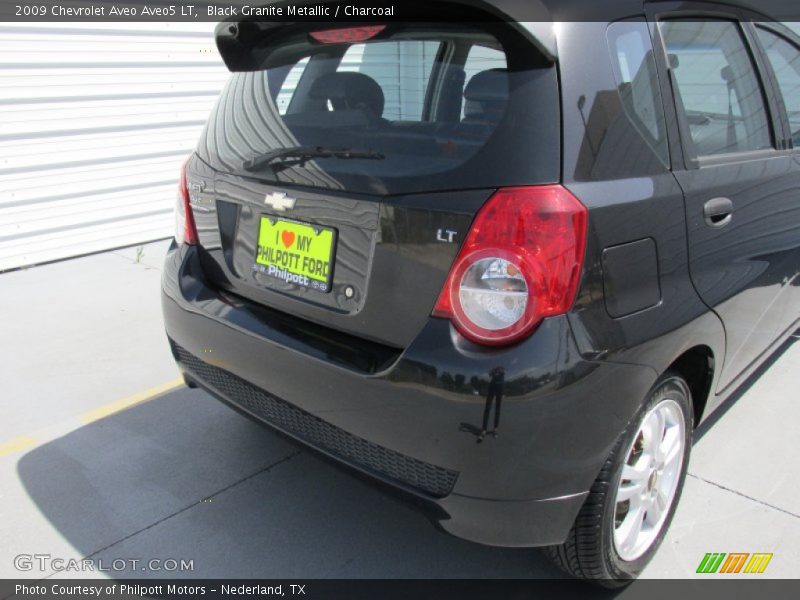 Black Granite Metallic / Charcoal 2009 Chevrolet Aveo Aveo5 LT