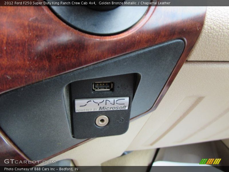 Golden Bronze Metallic / Chaparral Leather 2012 Ford F250 Super Duty King Ranch Crew Cab 4x4