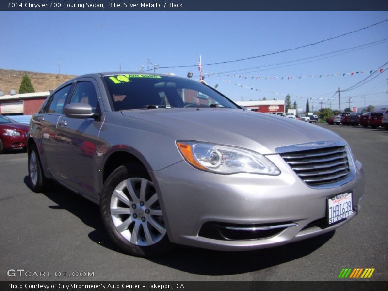 Billet Silver Metallic / Black 2014 Chrysler 200 Touring Sedan