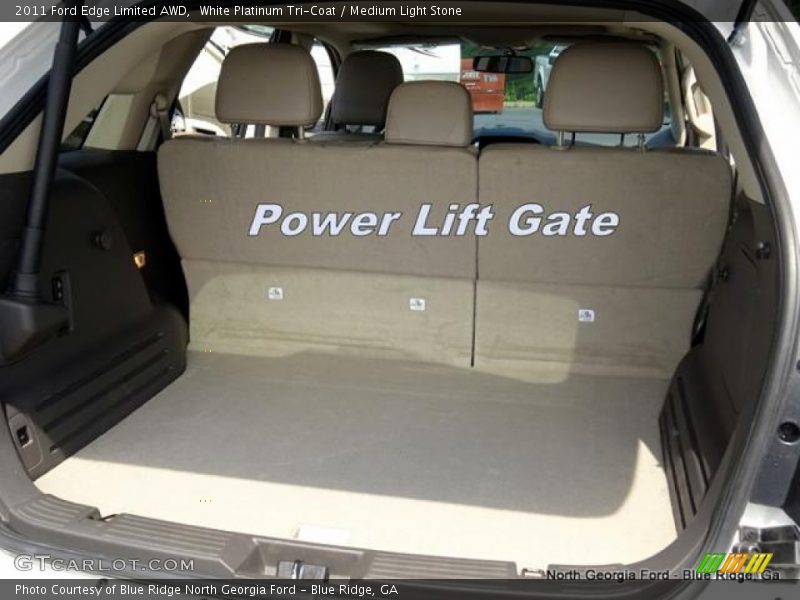 White Platinum Tri-Coat / Medium Light Stone 2011 Ford Edge Limited AWD