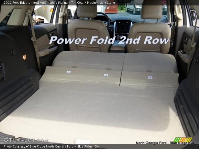 White Platinum Tri-Coat / Medium Light Stone 2011 Ford Edge Limited AWD