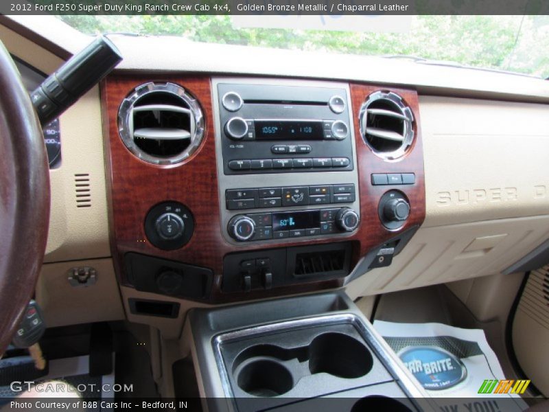 Golden Bronze Metallic / Chaparral Leather 2012 Ford F250 Super Duty King Ranch Crew Cab 4x4