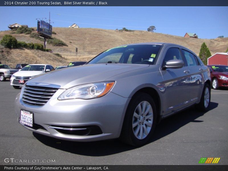 Billet Silver Metallic / Black 2014 Chrysler 200 Touring Sedan