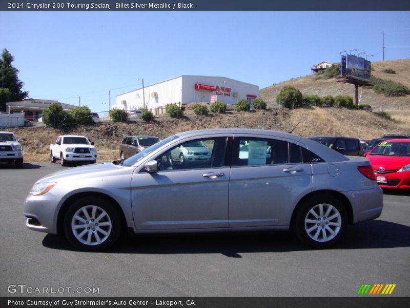 Billet Silver Metallic / Black 2014 Chrysler 200 Touring Sedan