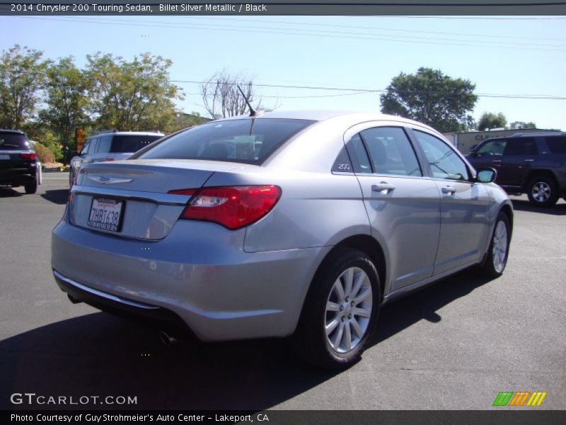 Billet Silver Metallic / Black 2014 Chrysler 200 Touring Sedan