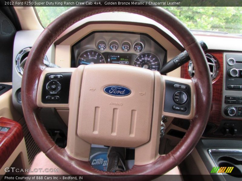 Golden Bronze Metallic / Chaparral Leather 2012 Ford F250 Super Duty King Ranch Crew Cab 4x4