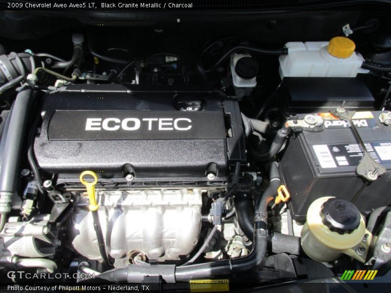 Black Granite Metallic / Charcoal 2009 Chevrolet Aveo Aveo5 LT