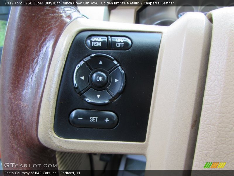 Golden Bronze Metallic / Chaparral Leather 2012 Ford F250 Super Duty King Ranch Crew Cab 4x4