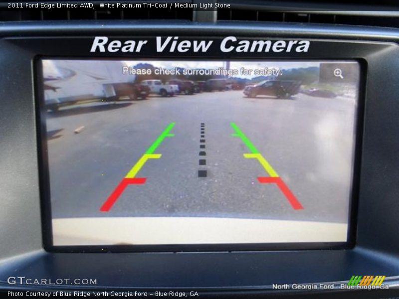 White Platinum Tri-Coat / Medium Light Stone 2011 Ford Edge Limited AWD