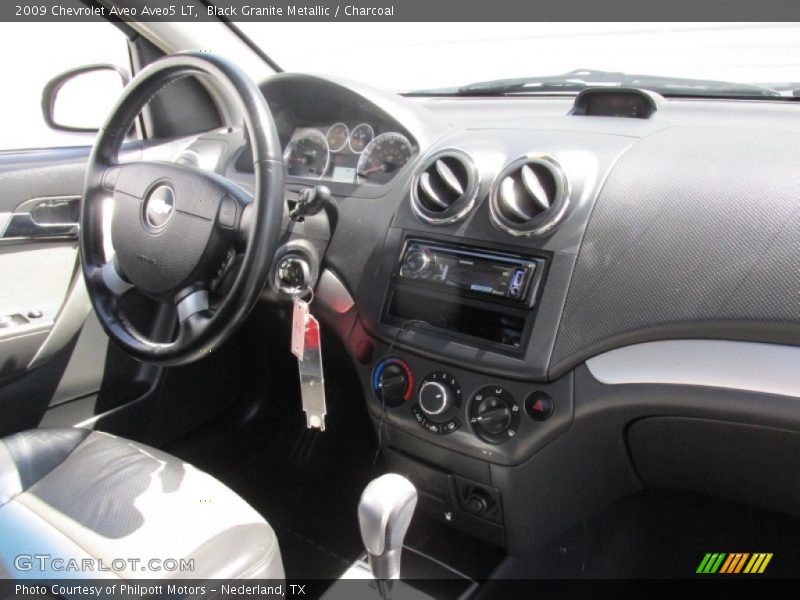 Black Granite Metallic / Charcoal 2009 Chevrolet Aveo Aveo5 LT