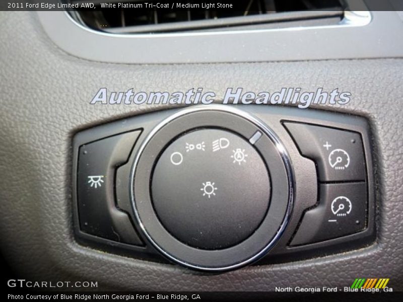 White Platinum Tri-Coat / Medium Light Stone 2011 Ford Edge Limited AWD